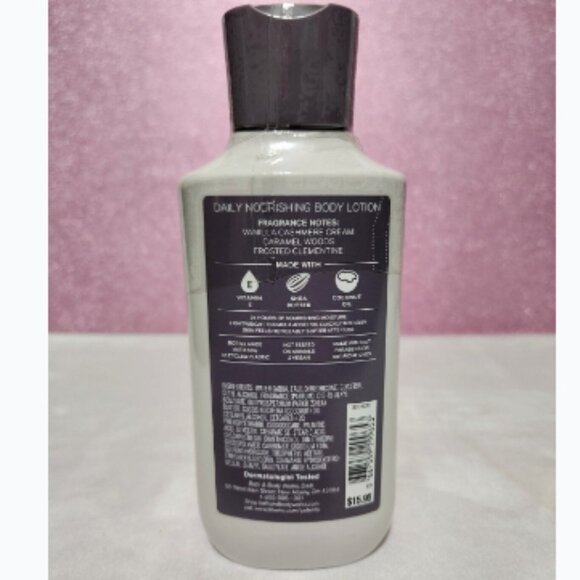 BATH & BODY WORKS SNOWFLAKES & CASHMERE BODY LOTION | 8 oz | NEW | WINTER SCENT - Picture 2 of 6